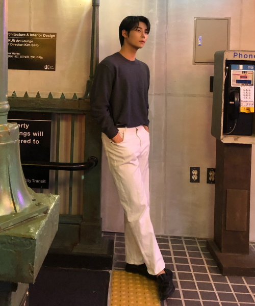 [ON]Crop Round Neck Oversized Fit Daily Knitwear - 3color