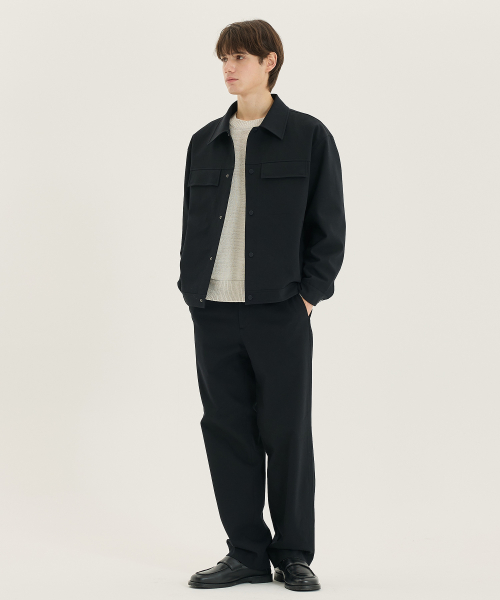 [SET][COUTURE]트윌 조직 와이드 셋업