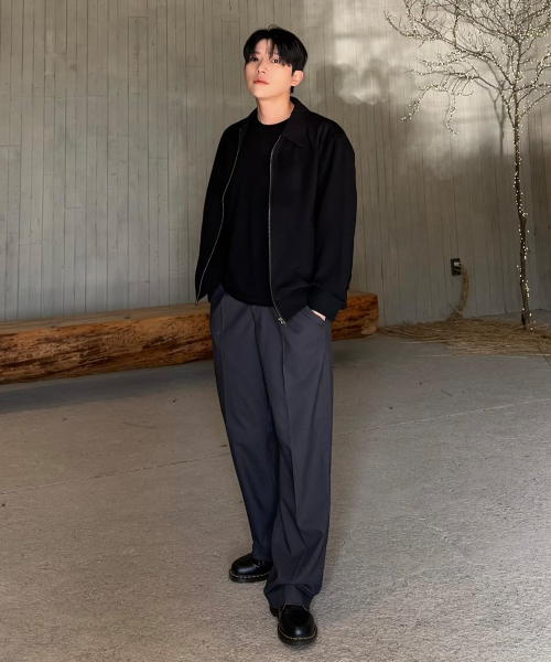 Tissue Deformation Regular Fit Blouson