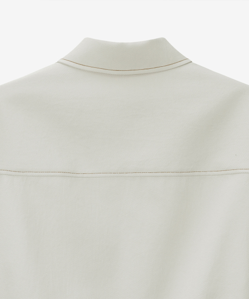 [COUTURE]Twill Tissue Pocket Blue Blouson
