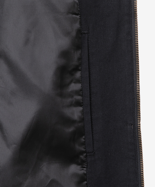 Oxford Hooded Zip-Up Blouson