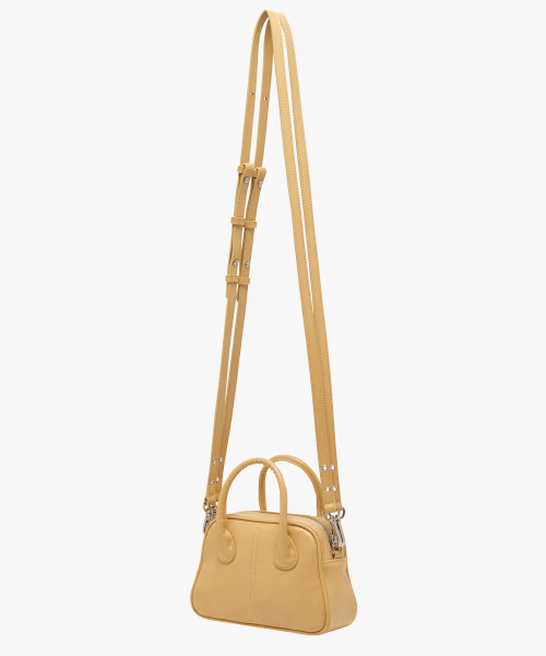 DOUBLE STRAP TOASTER MINI BAG IN BUTTER