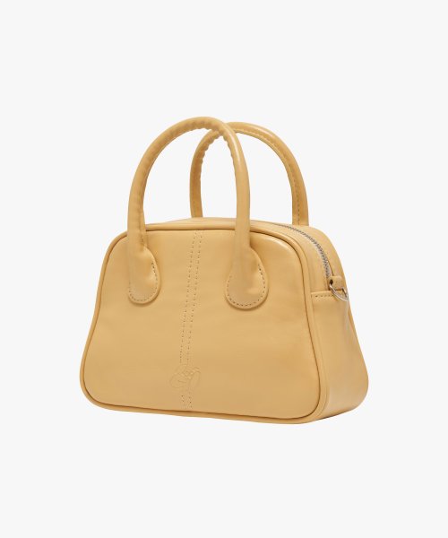 DOUBLE STRAP TOASTER MINI BAG IN BUTTER