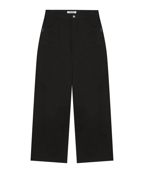 BASIC ILOVEU WIDE PANTS(BLACK)