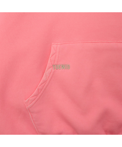 Tuewid croped hoodie in Bubble gum