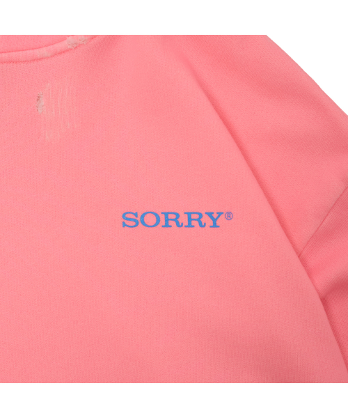 Tuewid croped hoodie in Bubble gum