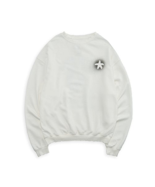 I hate TWD vintage Soft fleece sweatshirts in cream