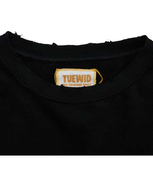 Bunny’s karma vintage Soft fleece sweatshirts in black