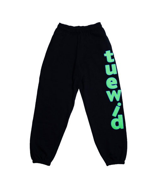 Tuewid green jello sweatpants in drop fit