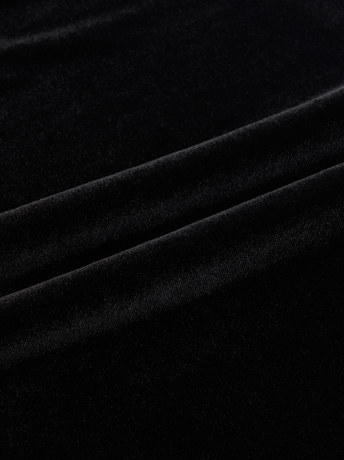 Elli Velvet Robe BLACK