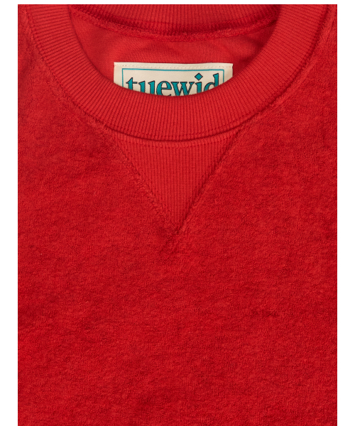 Tuewid retro sweatshirts ´activity sign´ in red