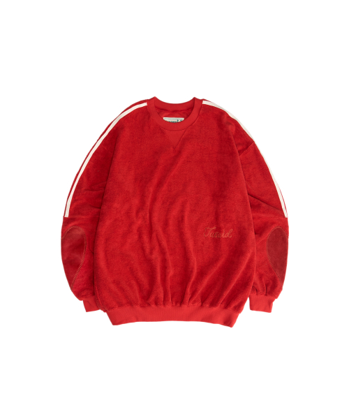 Tuewid retro sweatshirts ´activity sign´ in red