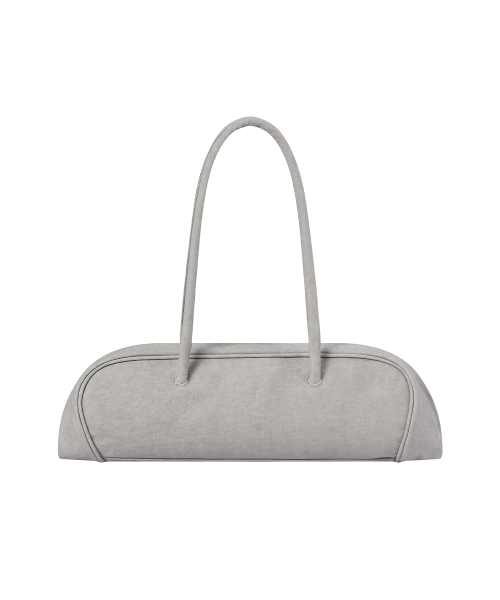 Twill baguette bag DUST GREY