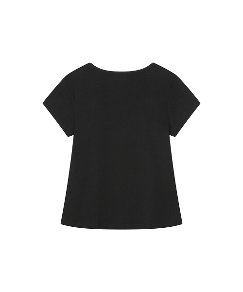 Blur quote short sleeve BLACK
