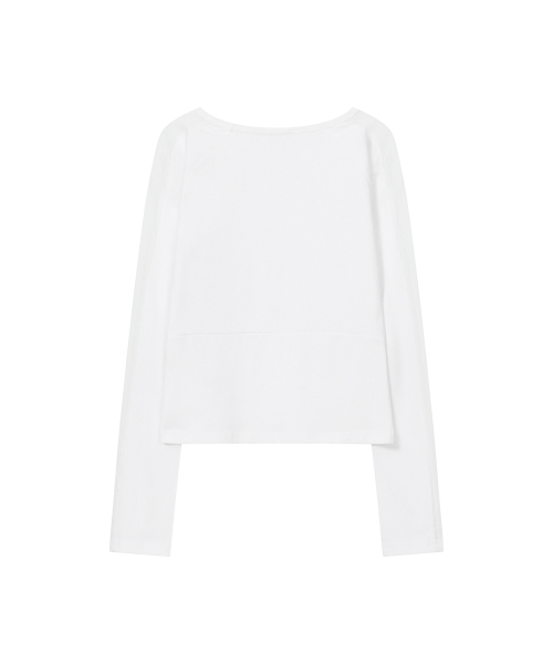 Shirt combination long sleeve WHITE