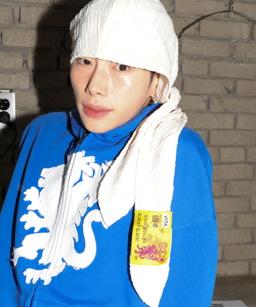 GAC035 빈티지 써머 후드 바라클라바 (WHITE)