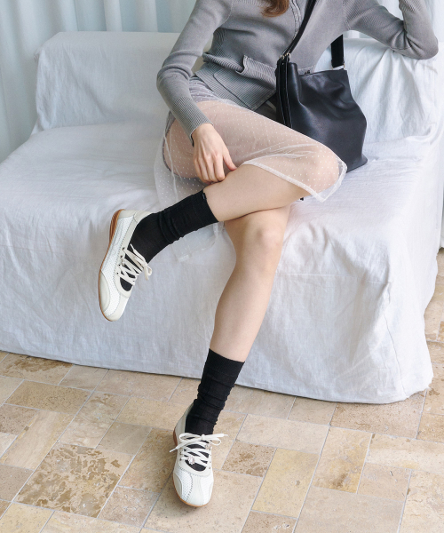 룬 레이스업 스니커즈 4color