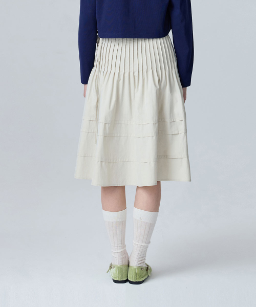 PINTUCK SKIRT - 3 colors