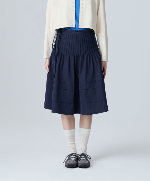 PINTUCK SKIRT - 3 colors