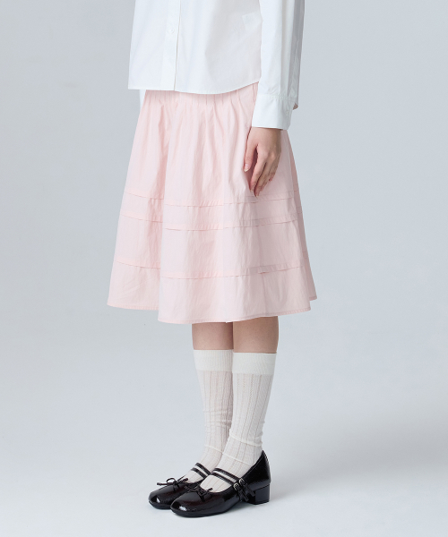 PINTUCK SKIRT - 3 colors