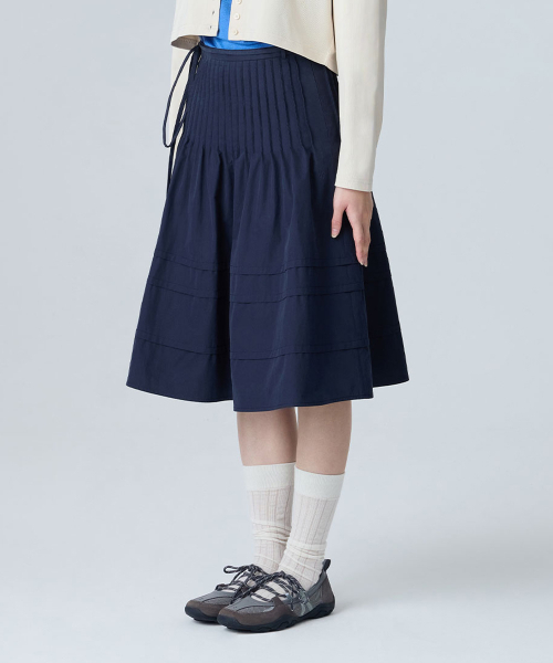 PINTUCK SKIRT - 3 colors