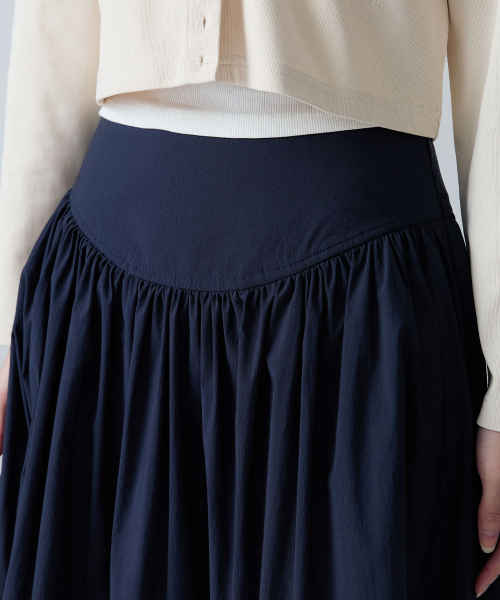 COTTON FLARE SKIRT - 2 colors