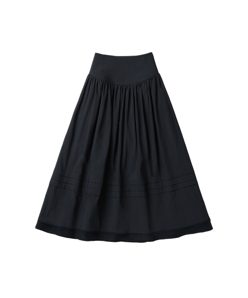 COTTON FLARE SKIRT - 2 colors