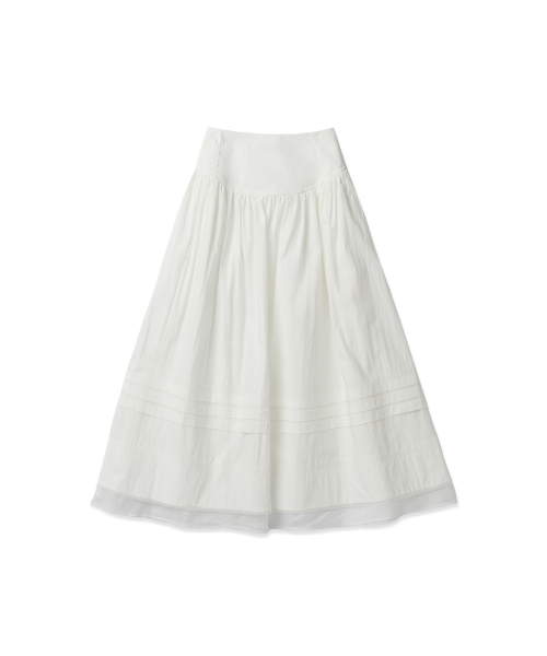 COTTON FLARE SKIRT - 2 colors