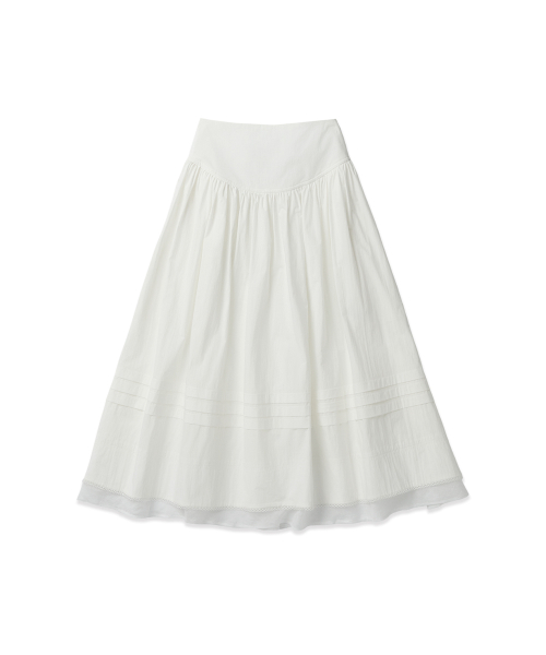 COTTON FLARE SKIRT - 2 colors