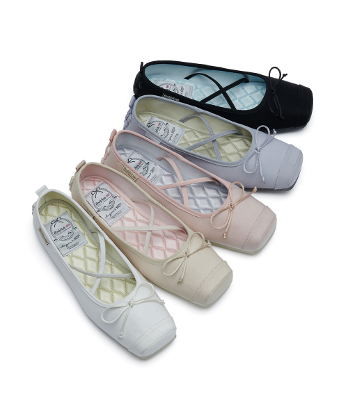 TOE CAP BALLET FLATS - 5 colors