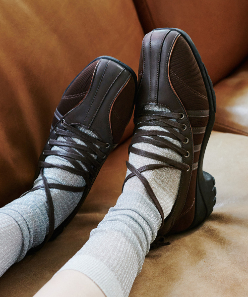 BLISS HEEL LACEUP SNEAKERS - 3 colors