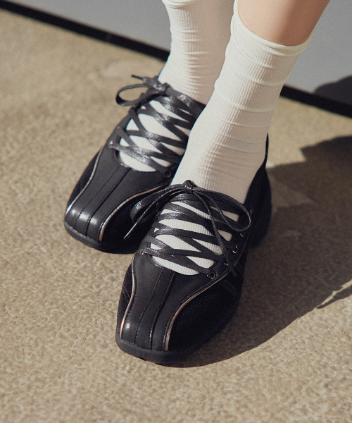 BLISS HEEL LACEUP SNEAKERS - 3 colors