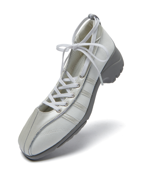 BLISS HEEL LACEUP SNEAKERS - 3 colors