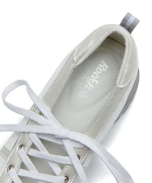 BLISS HEEL LACEUP SNEAKERS - 3 colors