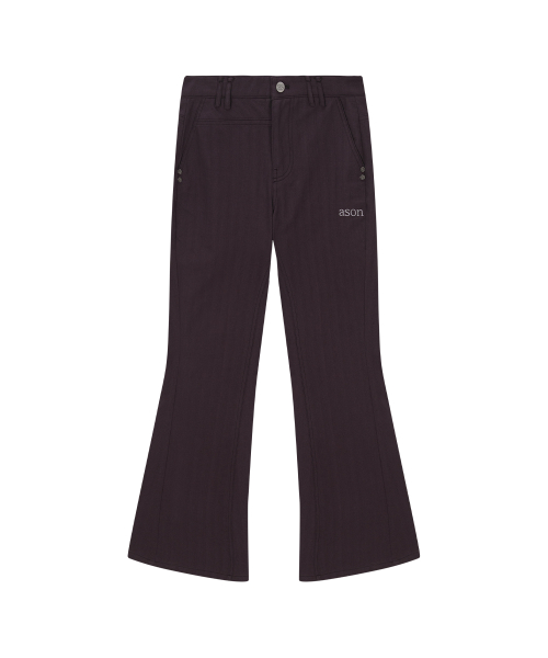 TINA TWILL PANTS / PURPLE
