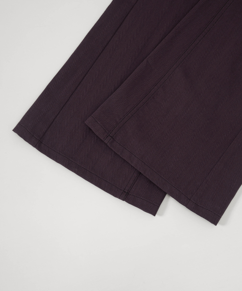 TINA TWILL PANTS / PURPLE