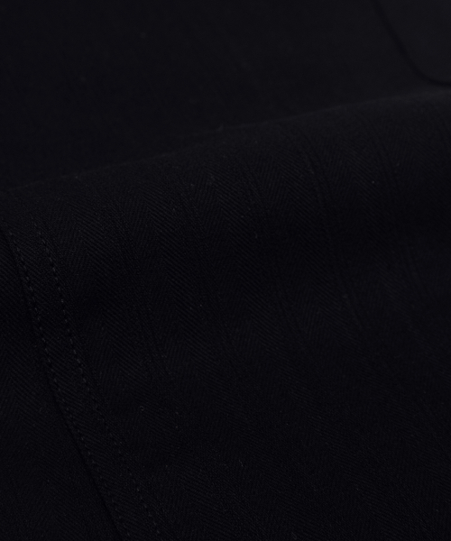 TINA TWILL PANTS / BLACK