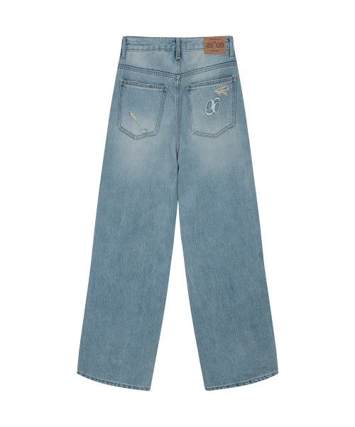 SKY DAMAGE PANTS