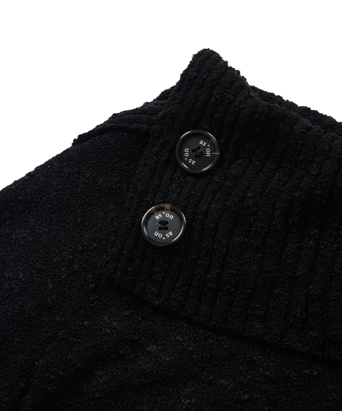 KIRA OFF-SHOULDER KNIT / BLACK