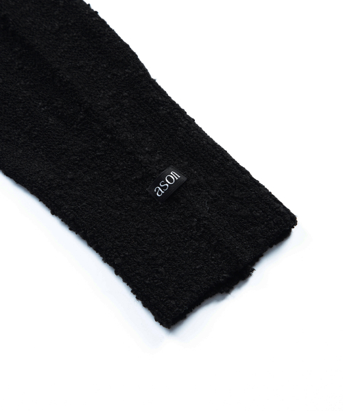 KIRA OFF-SHOULDER KNIT / BLACK