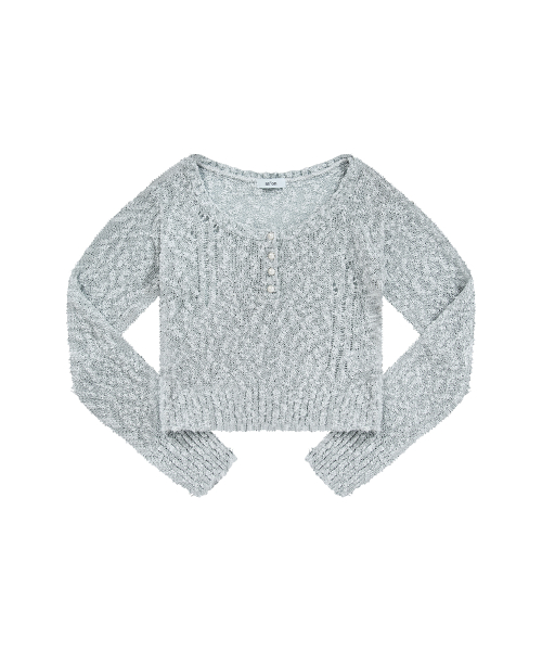 ICE BOUCLE KNIT / GRAY