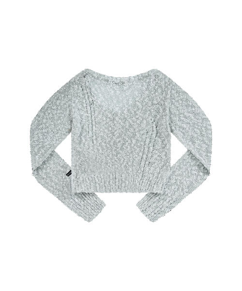 ICE BOUCLE KNIT / GRAY