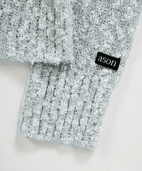 ICE BOUCLE KNIT / GRAY