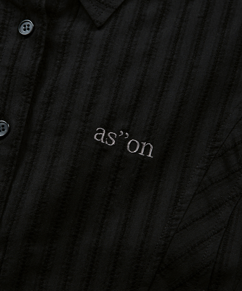NIKO CORSET SHIRT / BLACK