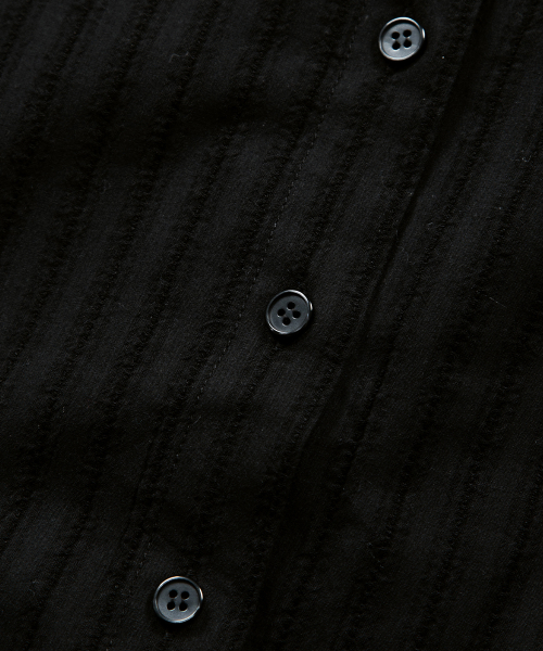 NIKO CORSET SHIRT / BLACK