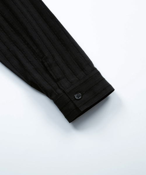 NIKO CORSET SHIRT / BLACK