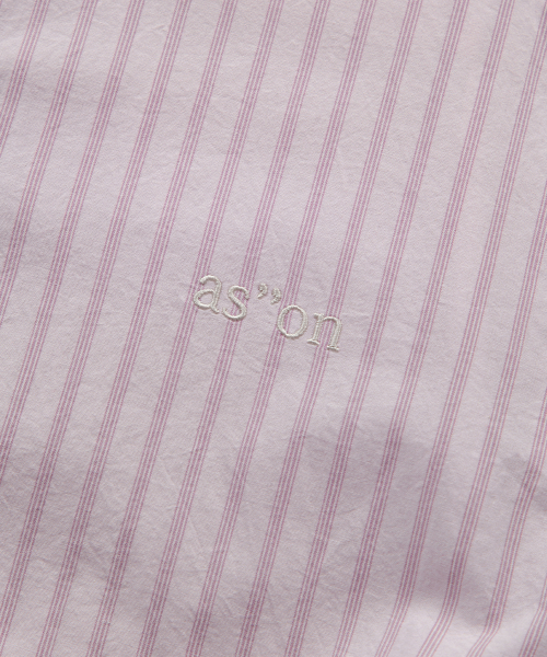 LOPY STRIPE SHIRT / PINK
