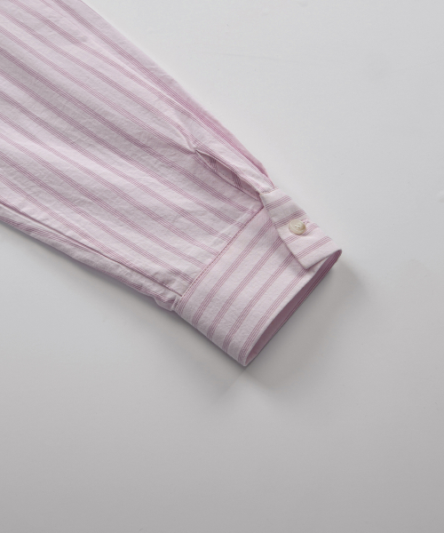 LOPY STRIPE SHIRT / PINK