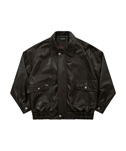 RILT LEATHER JACKET / BROWN