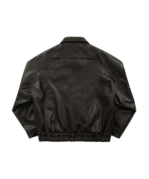 RILT LEATHER JACKET / BROWN